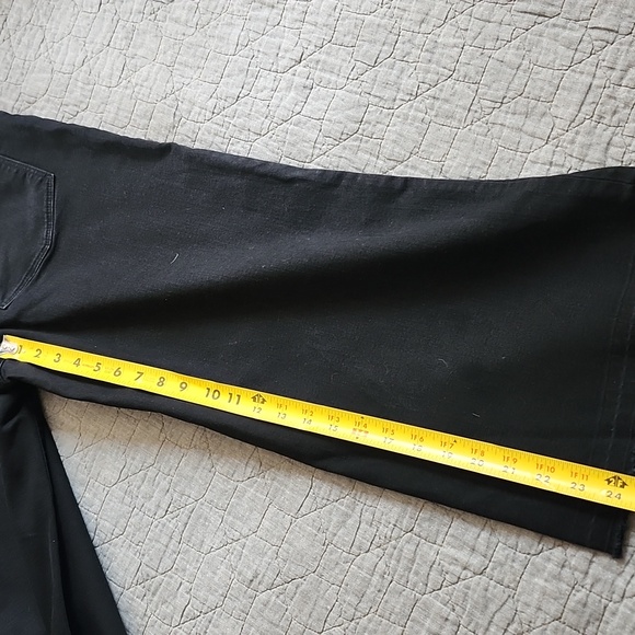 Madewell Black Flare Wide-Leg Jeans waist 29 - Picture 7 of 9